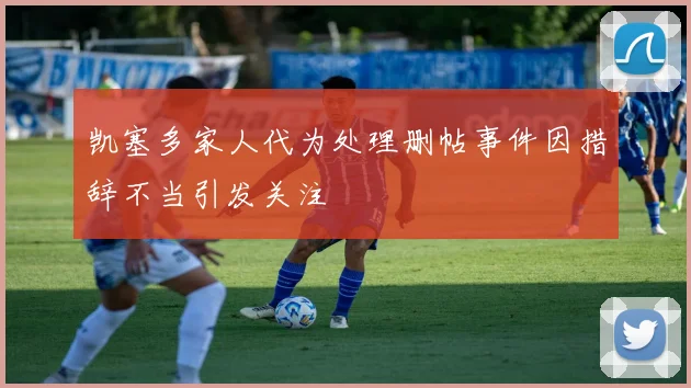 凯塞多家人代为处理删帖事件因措辞不当引发关注